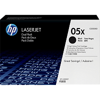 CE505XD Тонер-картридж набор из 2 шт/ HP LaserJet CE505X Dual Pack Black Print Cartridge