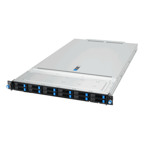 90SF0451-M004A0 Серверная платформа/ ASUS RS700A-E13-RS12U, 1U, 2 x SP5 LGA6096 400W, 24x DDR5 6400, 12x 2.5'' NVMe hsb, 2x PCIex16+ 2x OCP3.0 x16, no LAN, 1+1 2000W