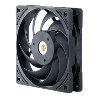 GT1225FD20-P Кулер для корпуса/ Case Cooler Scythe Grand Tornado 120 (120x120x26mm, 4-pin PWM, 63.25CFM, 23.37dBA, 2000RPM, Black)
