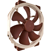 NF-A15PWM Кулер для корпуса/ Case Cooler Noctua NF-A15 PWM (140x150x25mm, 4-pin PWM, 67.98CFM, 19.2dBA, 1200RPM, Beige/Brown)