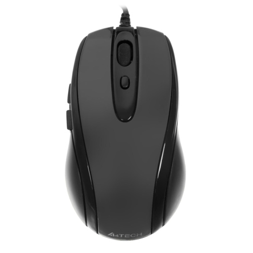N-708X Мышь A4Tech V-Track Padless N-708X серый оптическая 1600dpi USB 6but