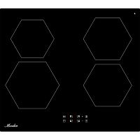 Варочная поверхность MONSHER/ Варочная поверхность MONSHER, индукция, High-Tech, 59 см, 9 уровней мощности, блокировка управления, автоматическое отключение, таймер, Booster, сенсорное управление, цвет черный