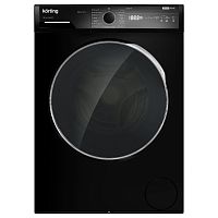 KWM58ILS1297N Стиральная машина с паром KORTING/ Стиральная машина с паром KORTING, отдельностоящая, фронтальная, глубина 58 см, инверторный мотор, загрузка 9 кг, отжим 400-1200 об/мин, сенсорное управление, цифровой дисплей, 15 программ, отложенный старт