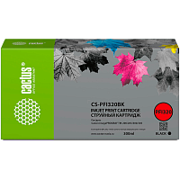 CS-PFI320BK -/ Картридж струйный Cactus CS-PFI320BK черный (300мл) для Canon imagePROGRAF TM-200/TM-200 MFP L24ei/T