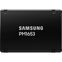 MZILG1T9HCJR-00A07 Твердотельный накопитель/ Samsung SSD PM1653, 1920GB, 2.5" 15mm, SAS 24Gb/s, 3D TLC, R/W 4200/2400MB/s, IOPs 720 000/85 000, TBW 3504, DWPD 1 (12 мес.)