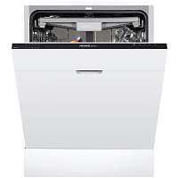 DW67M Посудомоечная бытовая машина HOMSair DW67M/ встраиваемая, 598х815х550 мм, 14 комплектов, 6 программ, 47 дБ, А++, расход воды - 11 л.