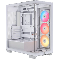 CC-9011323-WW Корпус без блока питания/ Case Corsair 3500X RS-R ARGB, Midi-Tower, TG, 3x120mm ARGB, 2xUSB-A 3.2, 1xUSB 3.2 Type-C, E-ATX, ATX, mATX, mITX White