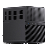 N3Black Корпус без блока питания/ Case JONSBO N3, Mini-Tower, no fans, 1xUSB-A 3.0 + 1xUSB-C 3.2, SFX PSU Support, mITX Black