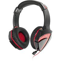 A4TECHG500 Наушники с микрофоном A4Tech Bloody G500 черный/красный 1.5м мониторные оголовье (A4TECH G500)