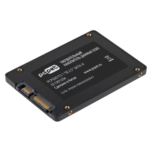 PCPS001T2 Твердотельный накопитель PC Pet SATA-III 1TB PCPS001T2 2.5" OEM [PCPS001T2] фото 2