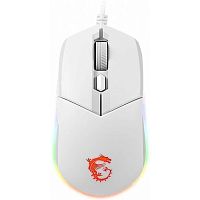 S12-0401970-CLA Мышь MSI Clutch GM11 белый оптическая 5000dpi USB 5but (S12-0401970-CLA)