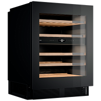 Винный шкаф ASKO/ Арт. 741100 ; Винный климатический шкаф, дизайн ELEMENTS, встраиваемый, 82х59.5х57.3 см, 38 бутылок, А+, 2 температурные зоны, черный