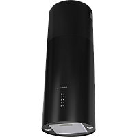 LeeLightIsla35Black ВЫТЯЖКА MAUNFELD LEE LIGHT ISLA 35 ЧЕРНЫЙ (в 1-ой коробке)/ Тип: островная Цвет: черный Управление: электронное Ширина, мм: 351 Полная потребляемая мощность, Вт: 270 Количество скоростей: 3 Производительность , м3/час: 1050 Диаметр воз