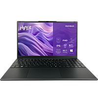 FWBC151-I312UR16N5FABWPG Ноутбук/ HIPER Workbook I151 15.6"(1920x1080 IPS)/Intel Core i3 1215U(1.2Ghz)/16384Mb/512SSDGb/noDVD/Int:Intel UHD Graphics/Cam/BT/WiFi/51.3WHr/war 1y/1.7kg/Black/Win11Pro