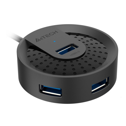 HUB-30 Разветвитель USB 3.0 A4Tech HUB-30 4порт. черный фото 2 HUB-30 Разветвитель USB 3.0 A4Tech HUB-30 4порт. черный фото 2