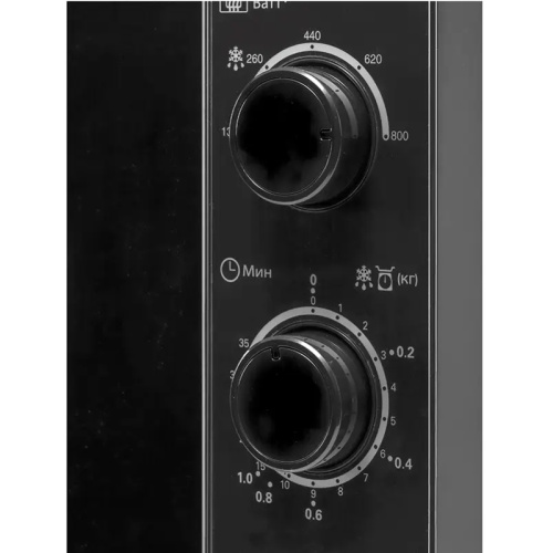 R2000RK Микроволновая печь Sharp/ 20 л, 800 Вт, эмаль, черный фото 4