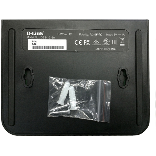 DES-1016A/E2A Коммутатор/ DES-1016A Unmanaged Switch 16x100Base-TX, plastic case фото 3