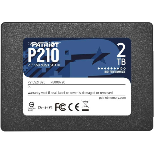 P210S2TB25 Твердотельный накопитель Patriot SATA-III 2TB P210S2TB25 P210 2.5" [P210S2TB25]