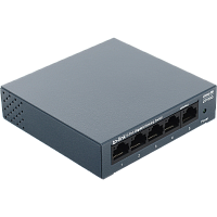 LS105G Коммутатор/ 5 ports Giga Unmanagement switch, 5 10/100/1000Mbps RJ-45 ports, metal shell, desktop and wall mountable, plug and play, support 802.1p QoS, power saving