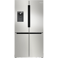 KFI96APEA Series 6, холодильник French Door, 1800х905х731 мм, объем камер 574 (375+199) литров, side by side, Full NoFrost, Диспенсер для льда и воды, LED освещение, 2 ящика для овощей и фруктов MultiBox, класс энергопотребления А++, раздельная регулировк