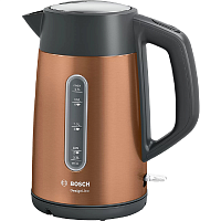 TWK4P439 Чайник BOSCH/ Цвет: коричневый, 2400 Ватт, скрытый нагр.элемент, 1.7 л