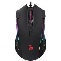 J90SBLACKACTIVATED Мышь A4Tech Bloody J90s черный оптическая 8000dpi USB 12but (J90S BLACK ACTIVATED)