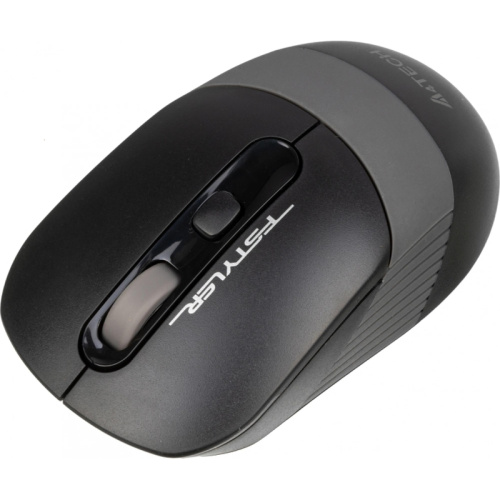 FG10SGREY Мышь A4TECH Fstyler FG10S беспроводная оптическая, черный и серый, 2000dpi, USB FG10SGREY Мышь A4TECH Fstyler FG10S беспроводная оптическая, черный и серый, 2000dpi, USB