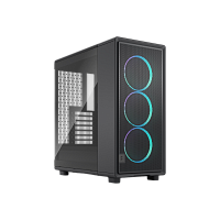 FD-C-EPO1A-04 Корпус ПК без блока питания/ Case Fractal Design Epoch TG RGB Light Tint, Midi-Tower, 3x120mm ARGB, 2xUSB-A 3.2 + 1xUSB 3.2 Type-C ATX, mATX, mITX, Black