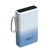 LT-LN10Y Портативный аккумулятор TOLT Lit LT-LN10Y, 10000mAh, 22,5W, fast charging and PD, gradient/ Powerbank TOLT Lit LT-LN10Y, 10000mAh, 22,5W, fast charging and PD, gradient