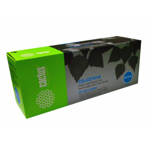 -/ Картридж лазерный Cactus CS-CE741A CE741A голубой (7300стр.) для HP CLJ CP5220/CP5221 фото 3 -/ Картридж лазерный Cactus CS-CE741A CE741A голубой (7300стр.) для HP CLJ CP5220/CP5221 фото 3