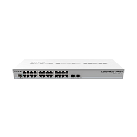 CRS326-24G-2S+RM Коммутатор/ 24 port Gigabit Ethernet switch with two SFP+ ports