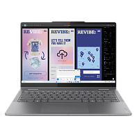 83JQ003FRK Ноутбук/ Lenovo Yoga 7 2-in-1 14ILL10 14"(1920x1200 OLED)/Touch/Intel Core Ultra 7 256V(2.2Ghz)/16384Mb/1024PCISSDGb/noDVD/Int:Intel Arc graphics/Cam/BT/WiFi/70WHr/war 1y/1.38kg/luna grey/noOS + 65W, Pen, RU kbd