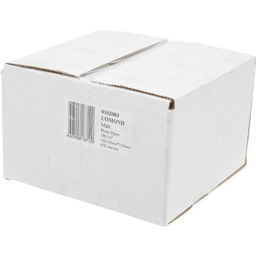 Фотобумага Lomond 0102083 10x15/180г/м2/600л./белый матовое для струйной печати