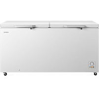 Морозильный ларь GORENJE/ Морозильный ларь GORENJE, отдельностоящий, объем 500 л , R600A, замок, ручное размораживание, установка температуры в морозильном отделении, защита от замерзания, светодиодное освещение, механическое управление, цвет белый