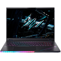 NH.QVZCD.003 Ноутбук/ ACER Predator Helios 18 AI PH18-73-939Q 18"(2560x1600 miniLED (матовый, 240Hz, 3ms) )/Intel Core Ultra 9 275HX(2.7Ghz)/32768Mb/2TbPCISSDGb/noDVD/Ext:NVIDIA GeForce RTX 5080(16384Mb)/Cam/BT/WiFi/100WHr/war 1y/3.5kg/Black/NoOS