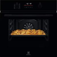 KOFDP46BK Встраиваемые электрические духовки ELECTROLUX/ Духовой шкаф с пиролизом,объем 65 литров,цвет - черный,8 режимов,