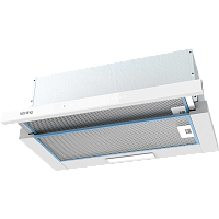 KHP6975GW Встраиваемая вытяжка Korting/ 60 см, 5 режимов, 900 м3/ч, белый цвет