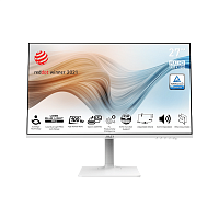 9S6-3PB19H-298 Монитор/ MSI Modern MD272XPW 27'', 1920x1080, IPS, 178x178, 300nit, 100Hz, 4ms, HDMI/DP, 1xUSB-C, 2USB-A, Audio out, 2x2W, LTSP, ExtPWR, 75x75VESA, White, 1y