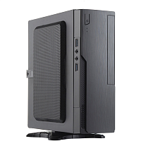 FL-BQ5-FLX220-U32 Корпус с блоком питания 220Вт./ Case Foxline FL-BQ5, mITX, 1x5.25EXT(slim), 1x2.5INT, 2xUSB3.0, HDA, 1x40fan, w/220W TFX PSU, Tool-Free, w/1.2m EU pwr cord