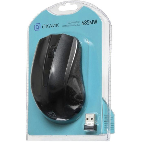 997819 Мышь Oklick 485MW черный оптическая 1600dpi беспров. USB для ноутбука 3but (997819) фото 10 997819 Мышь Oklick 485MW черный оптическая 1600dpi беспров. USB для ноутбука 3but (997819) фото 10