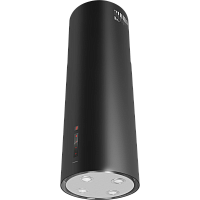 LEEISLA(sensor)39Black Вытяжка Maunfeld/ Кухонная вытяжка MAUNFELD Lee Isla (sensor) 39 черный, островная, потолочная, 1000 м3/ч, 4 скорости, сенсорное управление, таймер, уровень шума 52 дБ, цвет черный