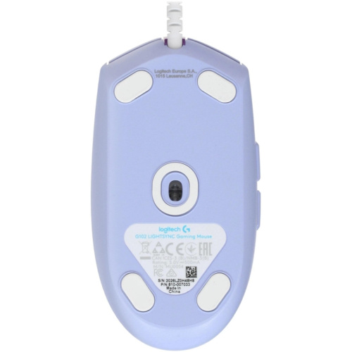 910-005857 Мышь Logitech G102 LightSync сиреневый оптическая 8000dpi USB 6but (910-005857) фото 5 910-005857 Мышь Logitech G102 LightSync сиреневый оптическая 8000dpi USB 6but (910-005857) фото 5