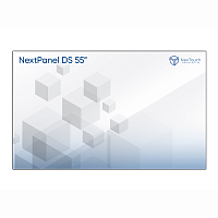 PDSCV1NNT55 Профессиональный дисплей NextPanel DS 55/ Профессиональный дисплей NextPanel DS 55, 55", 4К, 500 кд/м2, защитное стекло (закаленное, антибликовое), рамка 10мм, акустика 2х15 Вт, 24х7, Android 11 [PDSCV1NNT55]