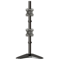 D208FS Кронштейн для 2-х мониторов ONKRON/ 10-32" макс. 100*100, подставка, наклон 45º макс., поворот 180º, нагрузка 2x8кг, вертикальное размещение