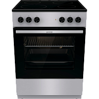GEC6A11SG Плита GORENJE/ Тип плиты: электрическая, Тип варочной поверхности: стеклокерамическая, Цвет: серый, Ширина, см: 60