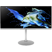 UM.CB2CD.001 Монитор/ ACER CB342CUsemiphuzx 34'', ZeroFrame, Silver, 21:9, IPS, 3440x1440, 1 / 4ms, 400cd, 75Hz, 1xHDMI(2.0) + 1xDP(1.2) + 1xType-C(65W) + RJ45 + Audio out + USB 3.0x2+USB-B (2up 2down), Speakers 3Wx2, sync FreeSync, HDR 400, H.Adj. 150