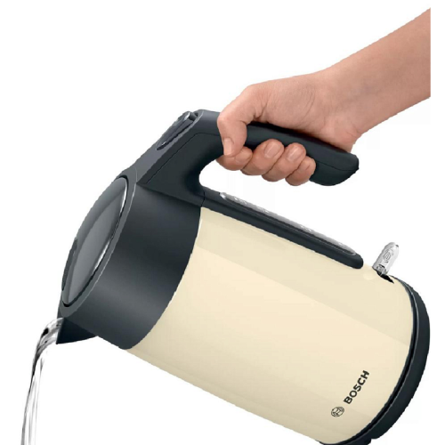 TWK7L467 Чайник BOSCH/ Цвет: бежевый, 2400 Ватт, скрытый нагр.элемент, 1.7 л фото 6