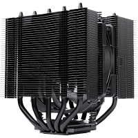 NH-D12Lchromax.black Кулер для процессора/ CPU Cooler Noctua NH-D12L chromax.black (148W, 4-pin PWM, 145mm, Al/Cu, 5x6mm, 1x120mm, 60.1CFM, 22.6dBA, 2000RPM, S: 1851/1700/1200/115X, AM5/AM4, Black)