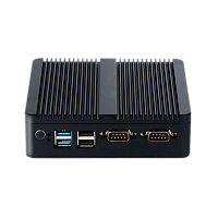 NUGC Мини ПК/ HIPER NUG C Intel Celeron J6412(2.6Ghz)/Gb/noDVD/Int:Intel UHD Graphics/BT/WiFi/war 1y/0.6kg/черный/noOS + Пассивная СО/БП 36Вт/металл/VESA Адаптер на 75х75, 100х100