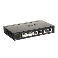 DGS-1100-08PV2/A4A Коммутатор/ DGS-1100-08PV2 Управляемый L2 PoE-коммутатор, 8х1000Base-T PoE, PoE-бюджет 64 Вт, Web-интерфейс, SNMP